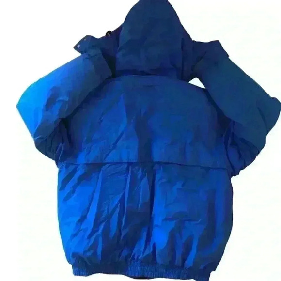 VTG 90s zeelander down blue jacket with hoodie  mens xxl - Picture 3 of 7